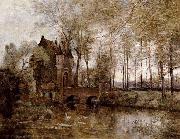 Chateau de Wagnonville par Jean-Baptiste Corot Jean-Baptiste Camille Corot